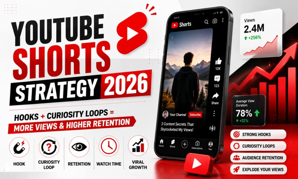 YouTube Shorts Strategy for 2026: How Hooks and Curiosity Loops Are Driving More Views and Engagement